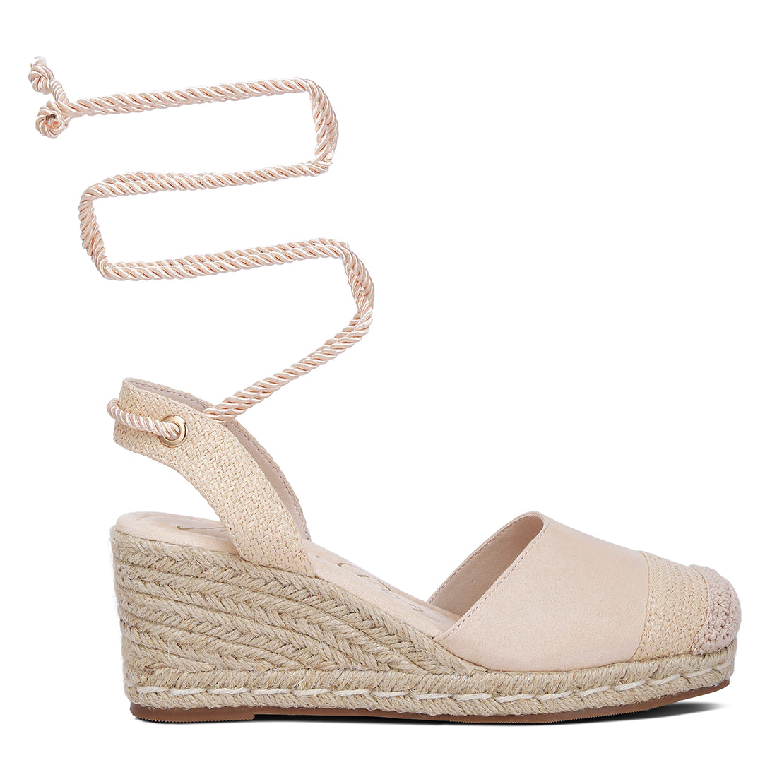 lace up crochet espadrilles#color_beige