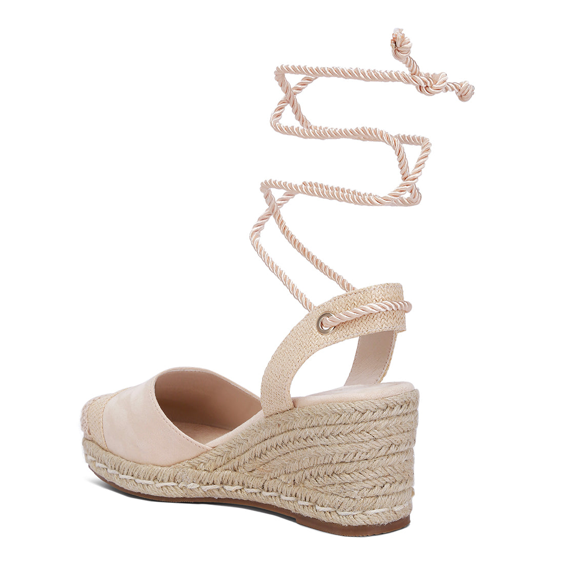 lace up crochet espadrilles#color_beige