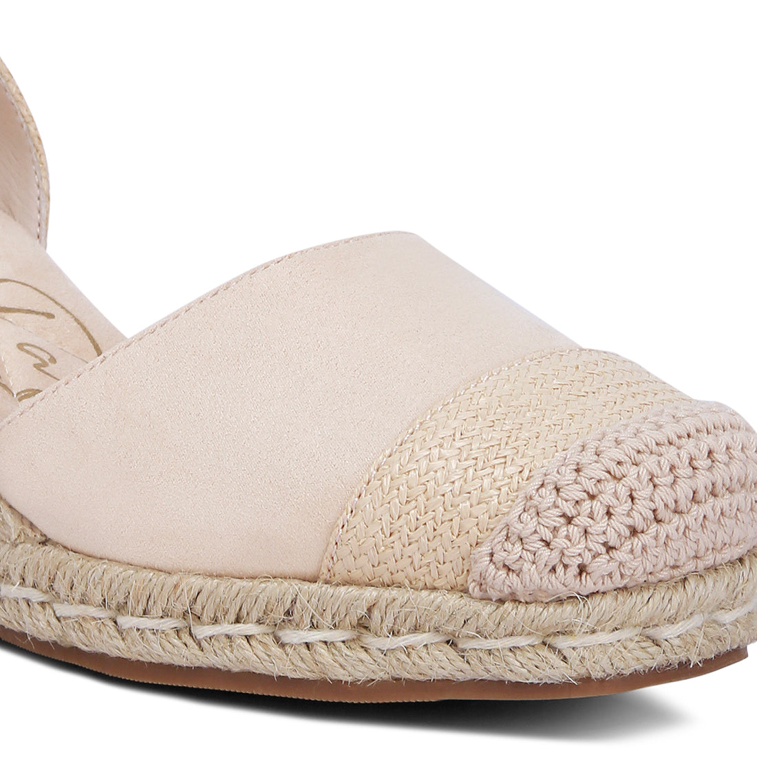 lace up crochet espadrilles#color_beige