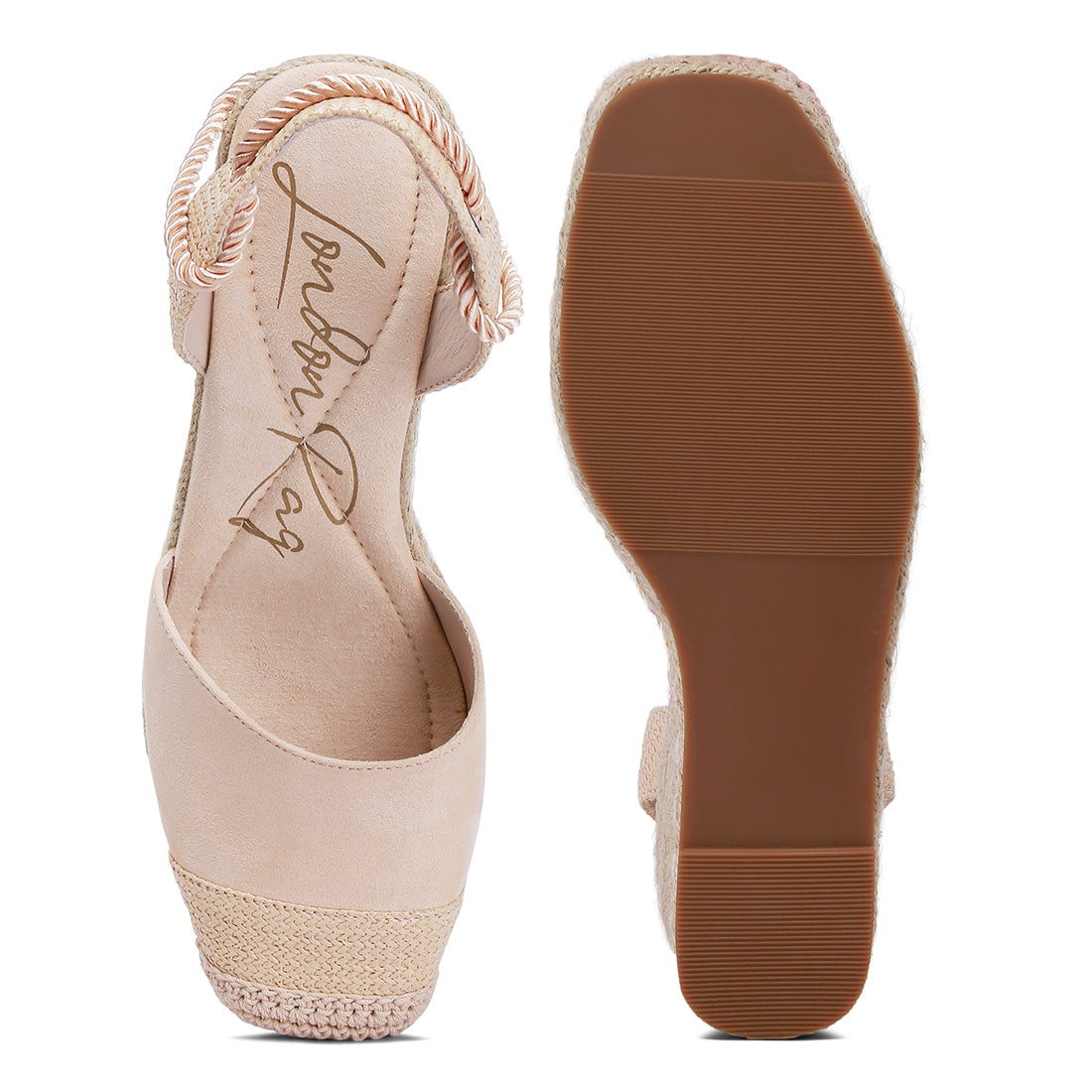 lace up crochet espadrilles#color_beige