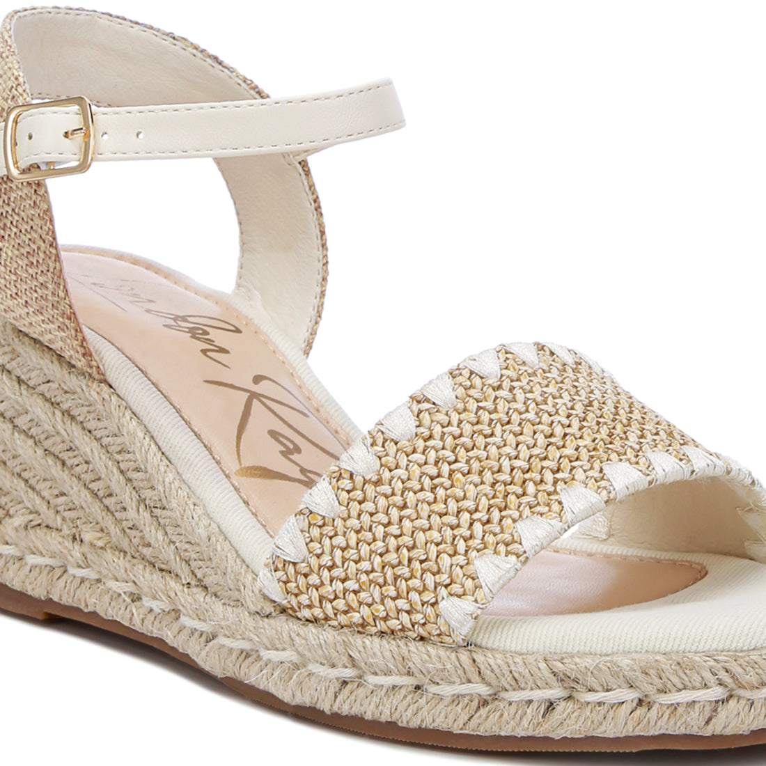 raffia wedge heel espadrilles#color_beige