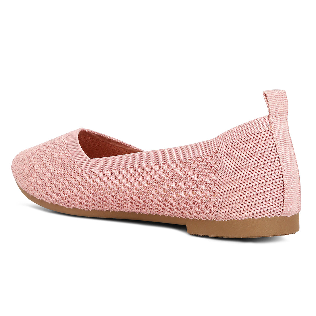 fly knit slip-on ballerinas#color_pink