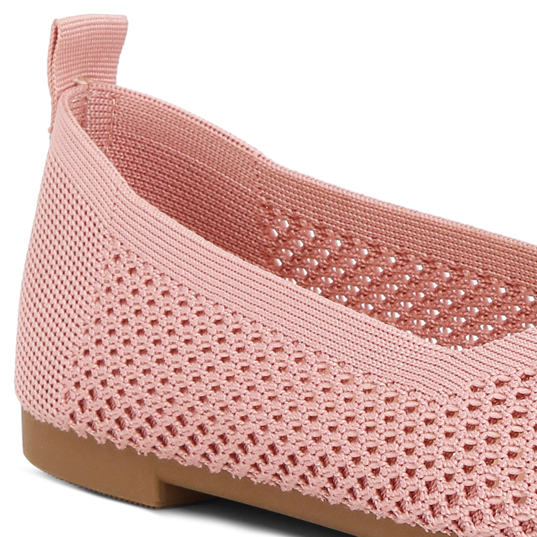 fly knit slip-on ballerinas#color_pink