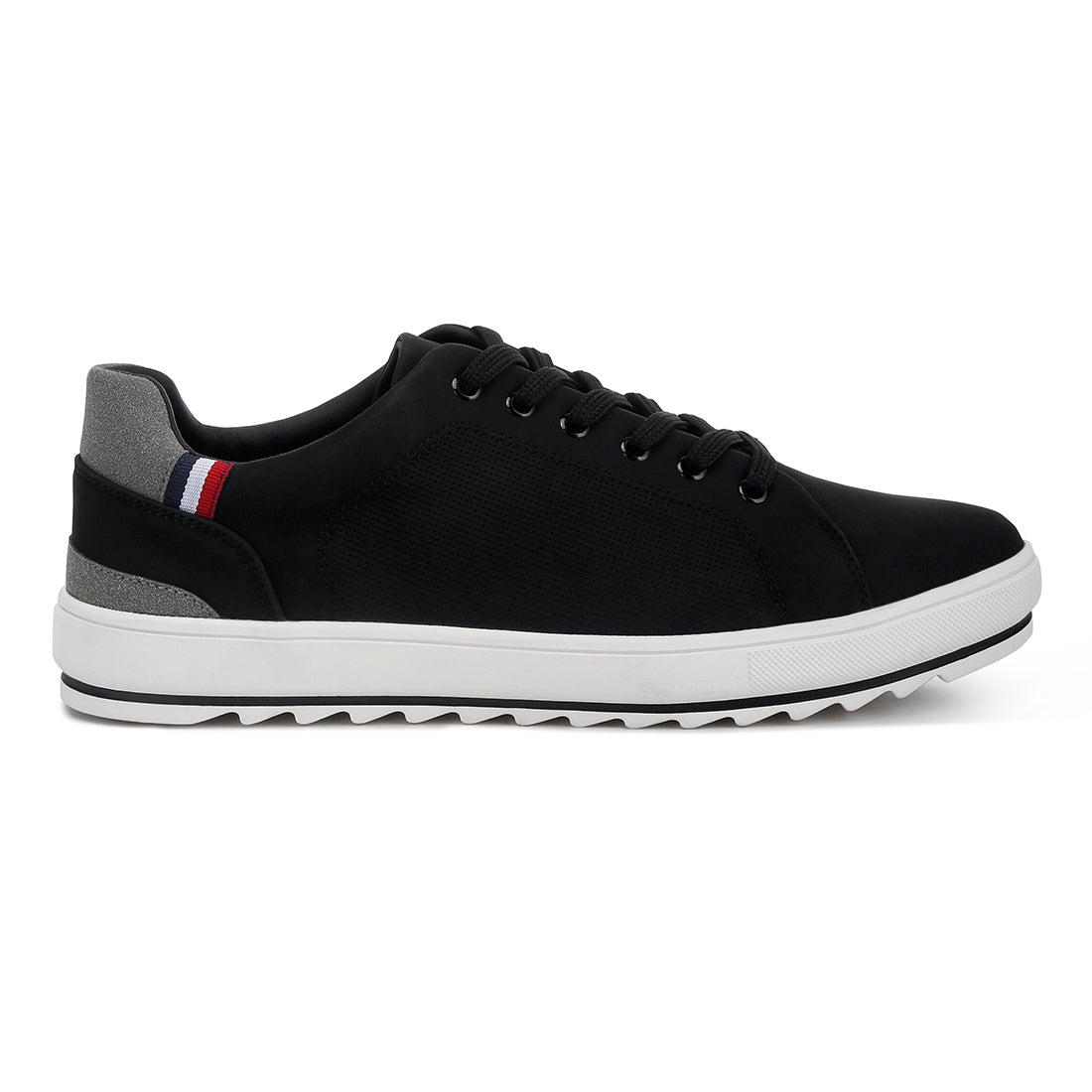 lug sole platform sneaker#color_black