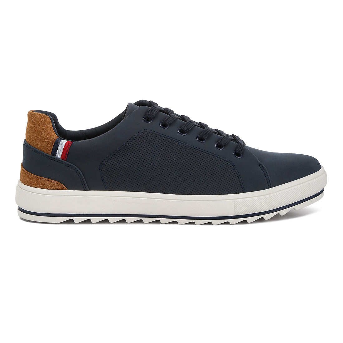 lug sole platform sneaker#color_navy