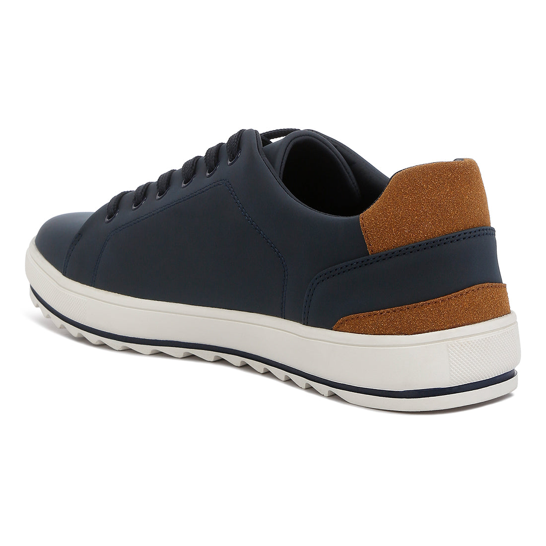 lug sole platform sneaker#color_navy