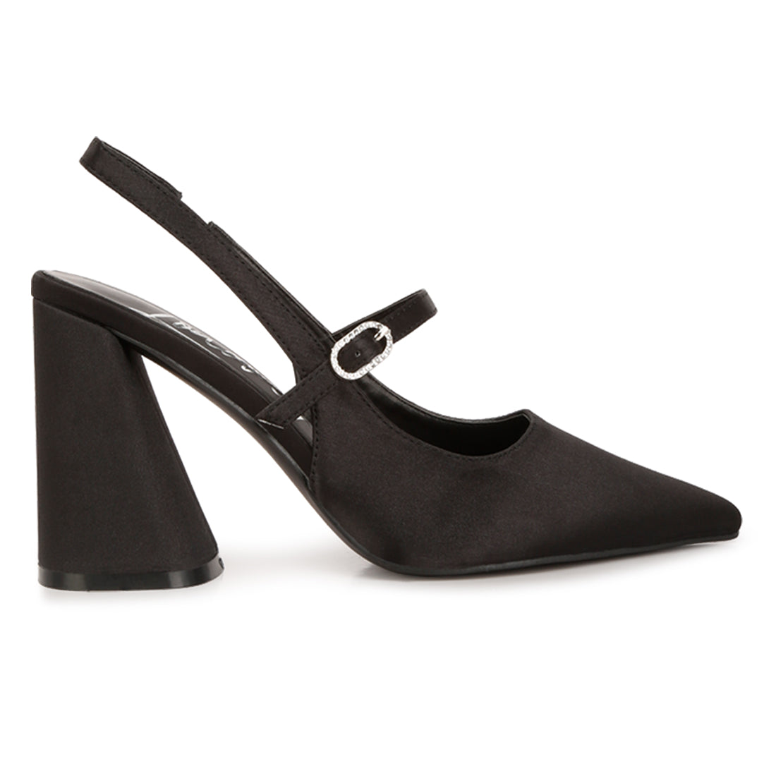 flared heel party sandals#color_black