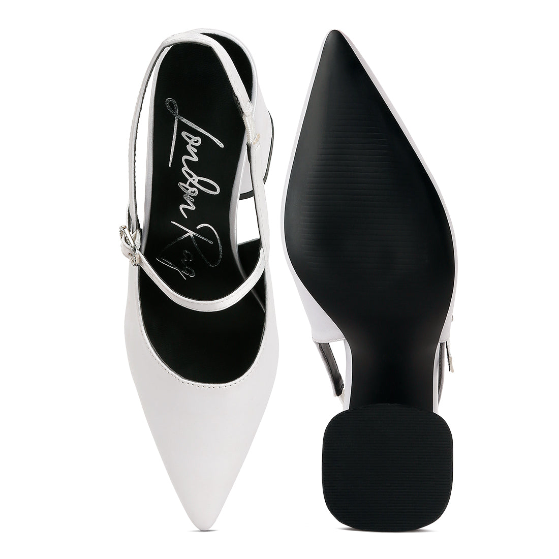 flared heel party sandals#color_white