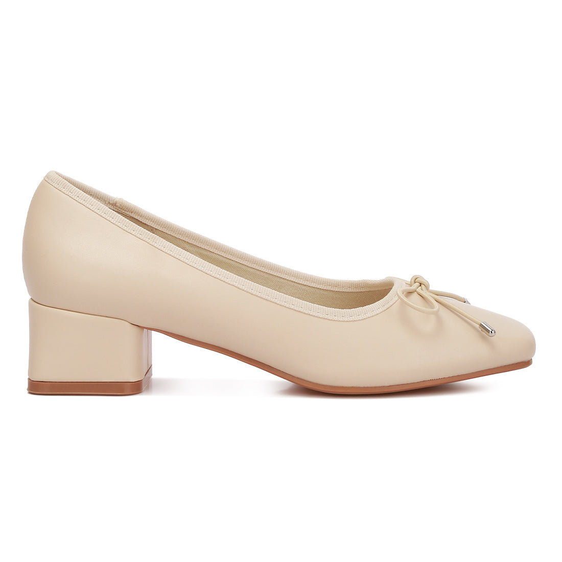 low block heel ballerinas#color_beige