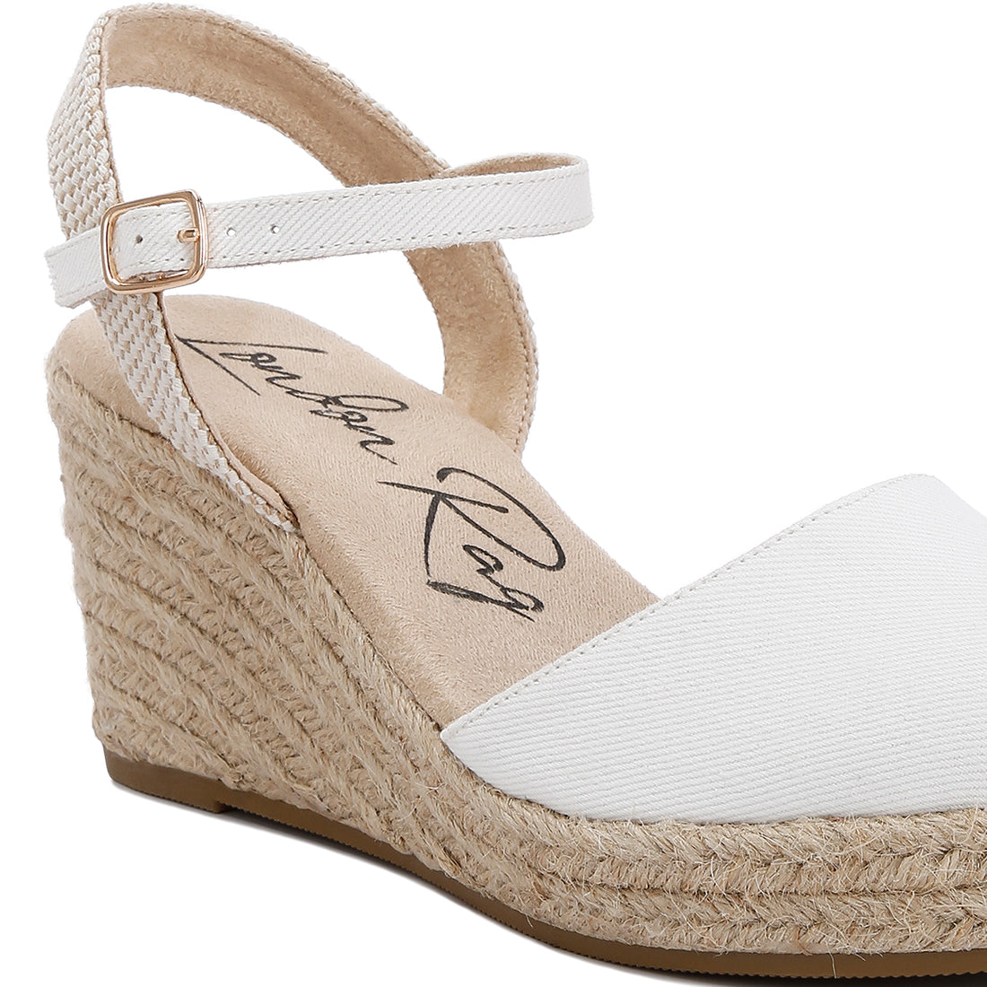 wedge espadrille sandals#color_white