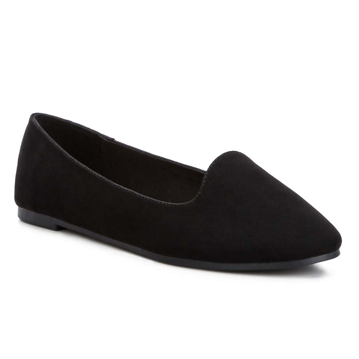 casual flat ballerinas#color_black