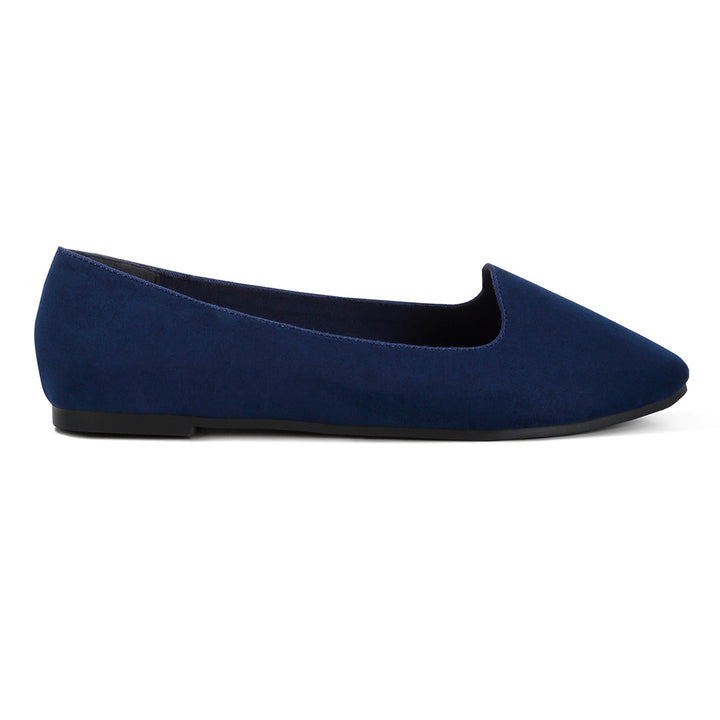 casual flat ballerinas#color_navy