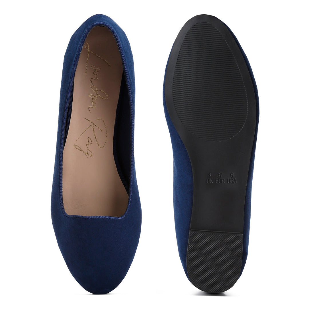 casual flat ballerinas#color_navy