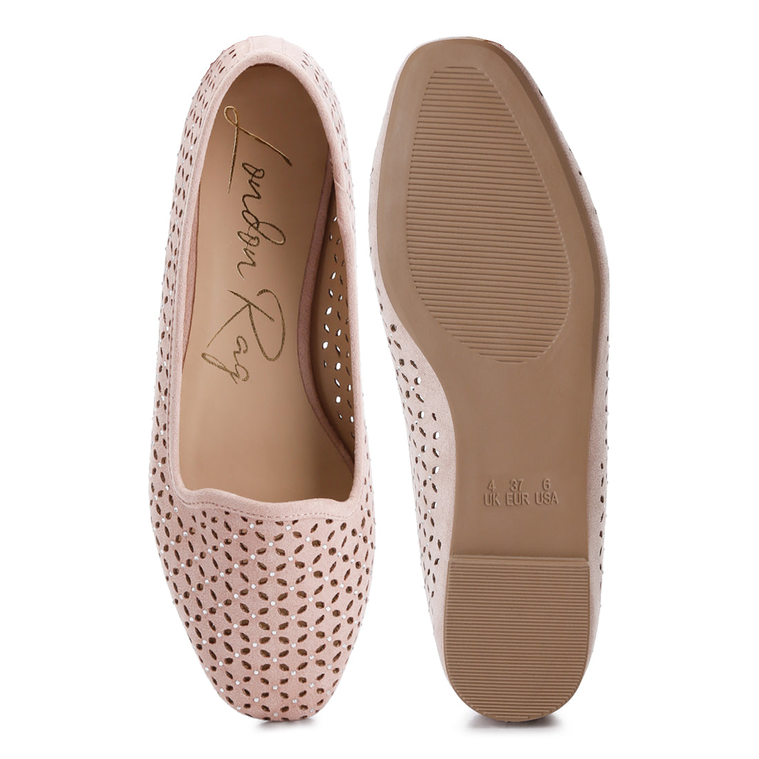 perforated ballerinas#color_pink