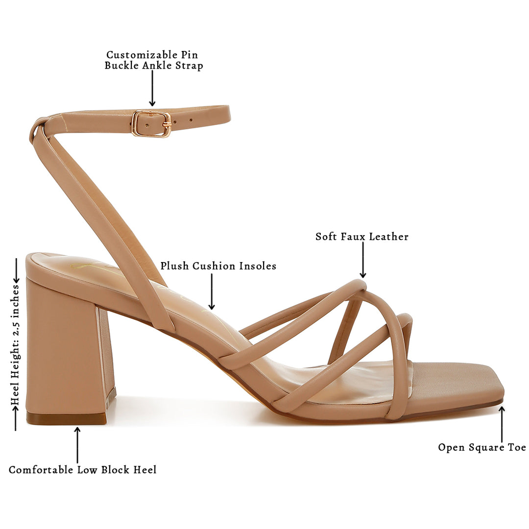 low block heel strappy sandals#color_camel