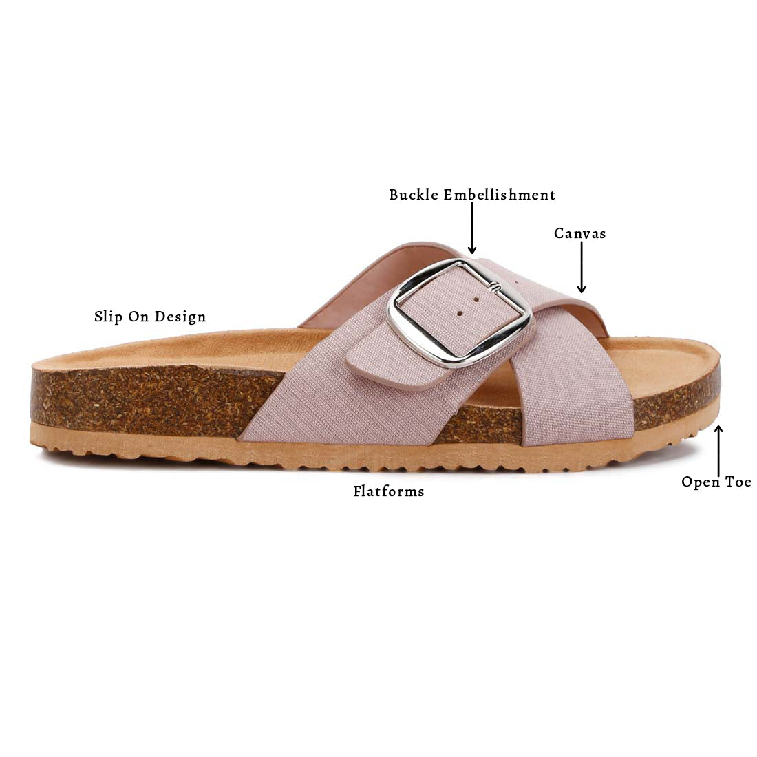 buckle slip on sandals#color_taupe