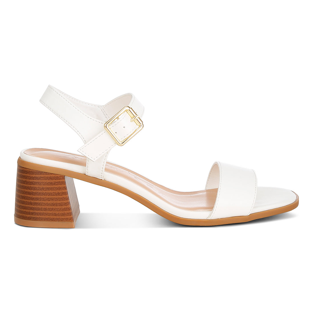 Stacked Heel Sandals