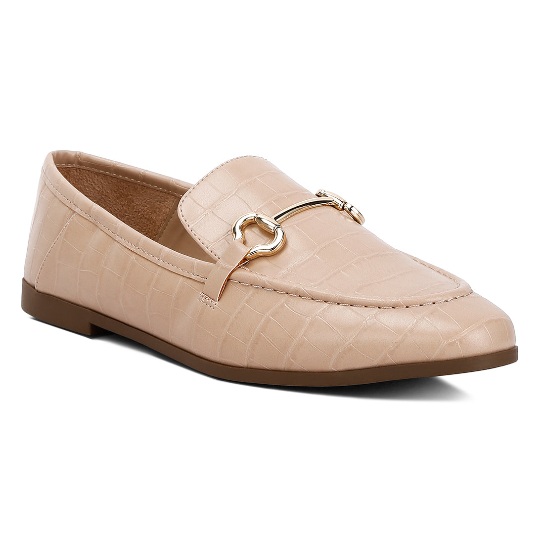 horsebit embellished loafers#color_camel