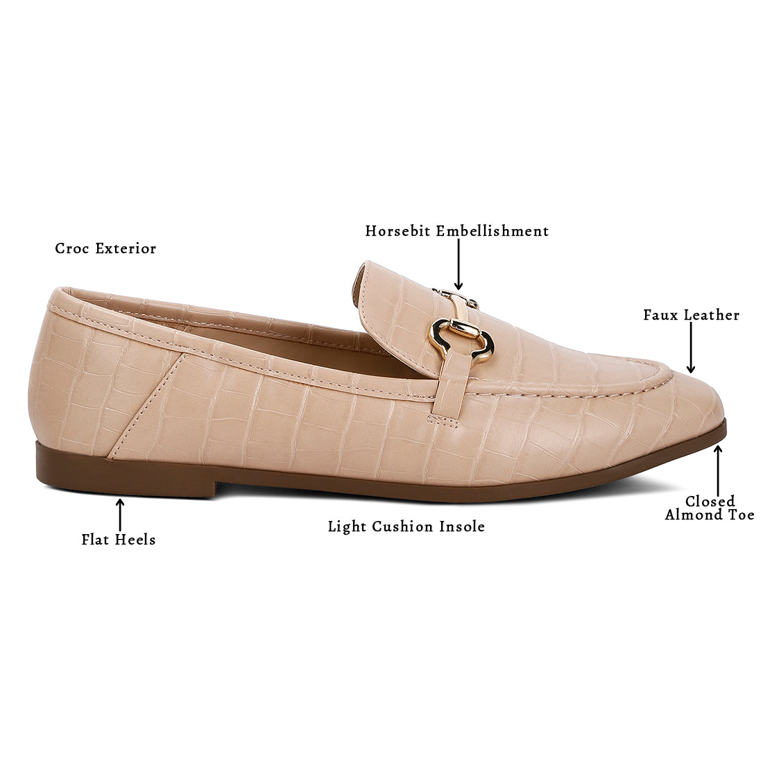 horsebit embellished loafers#color_camel