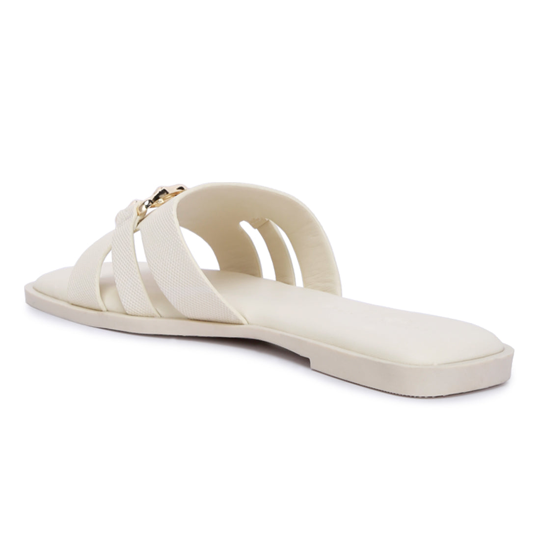 horsebit embellished flats#color_off-white