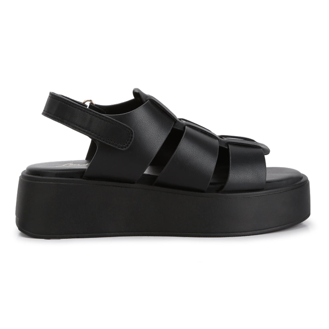 velcro gladiator sandals#color_black