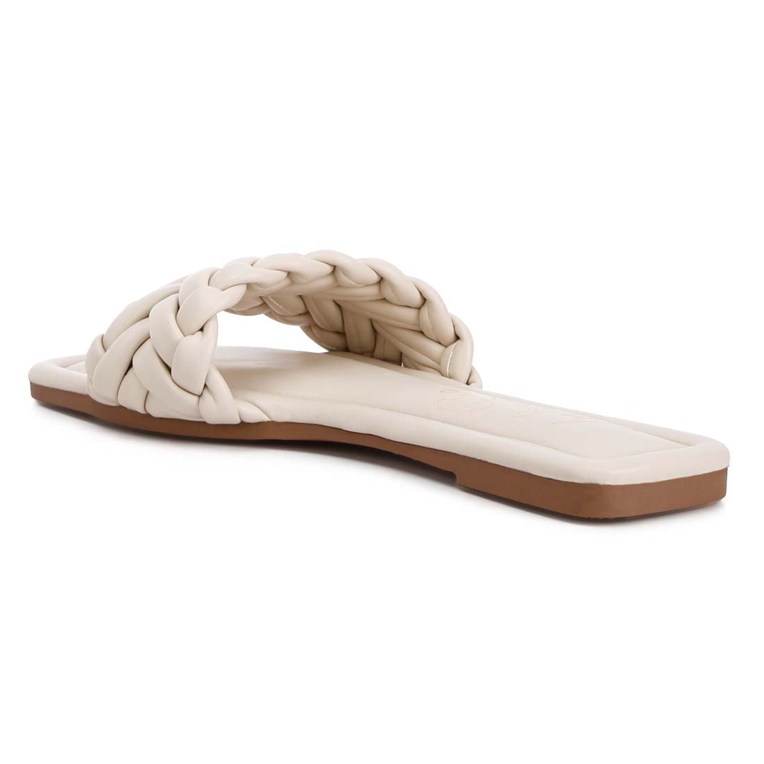 braided strap flat slip ons#color_beige