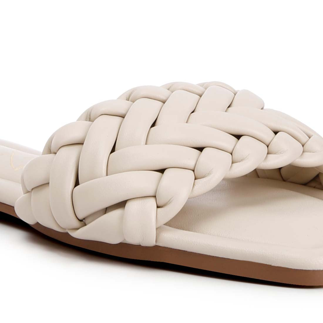 braided strap flat slip ons#color_beige