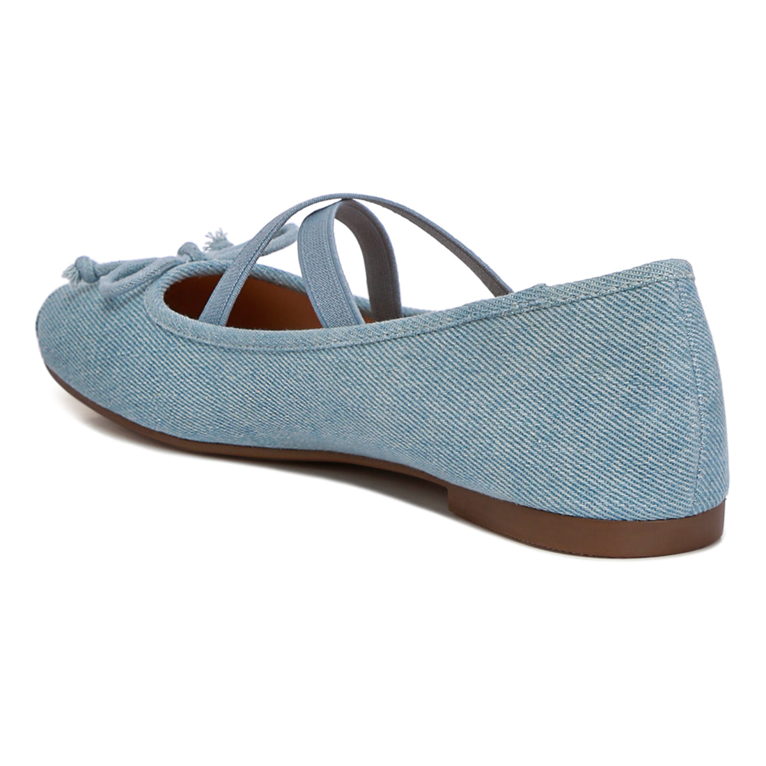 criss cross strap ballet flats#color_blue