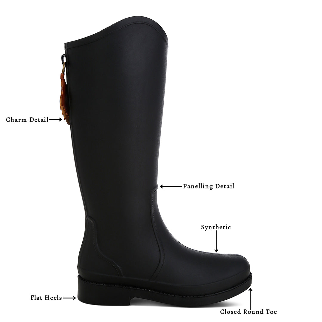 charm detail calf boots#color_black