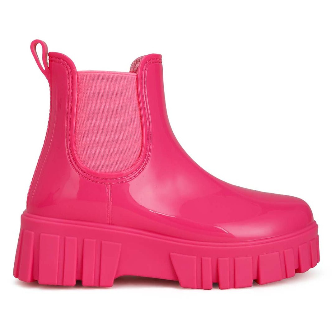 chunky chelsea boots#color_fuchsia