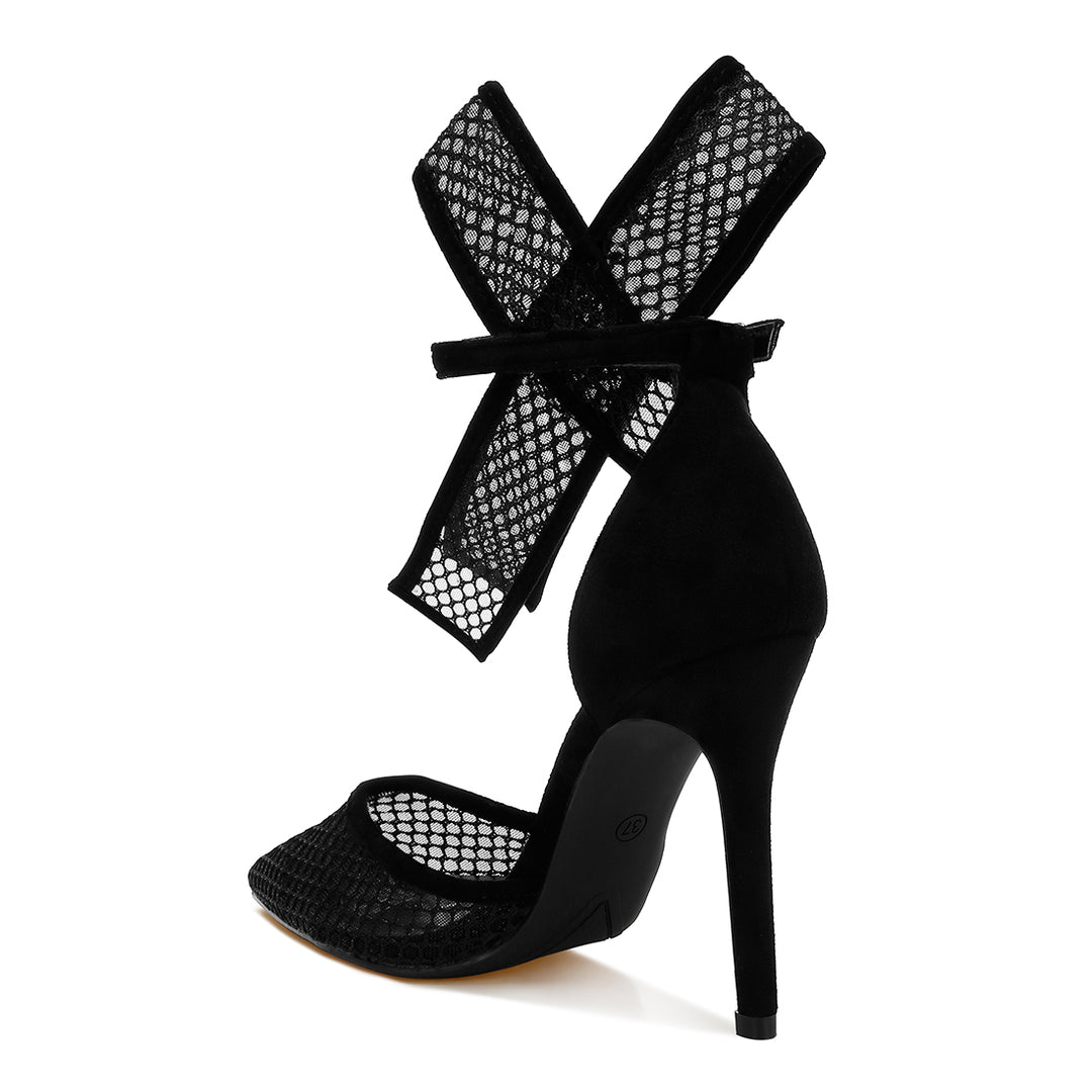 big bow detail stiletto sandals
#color_black