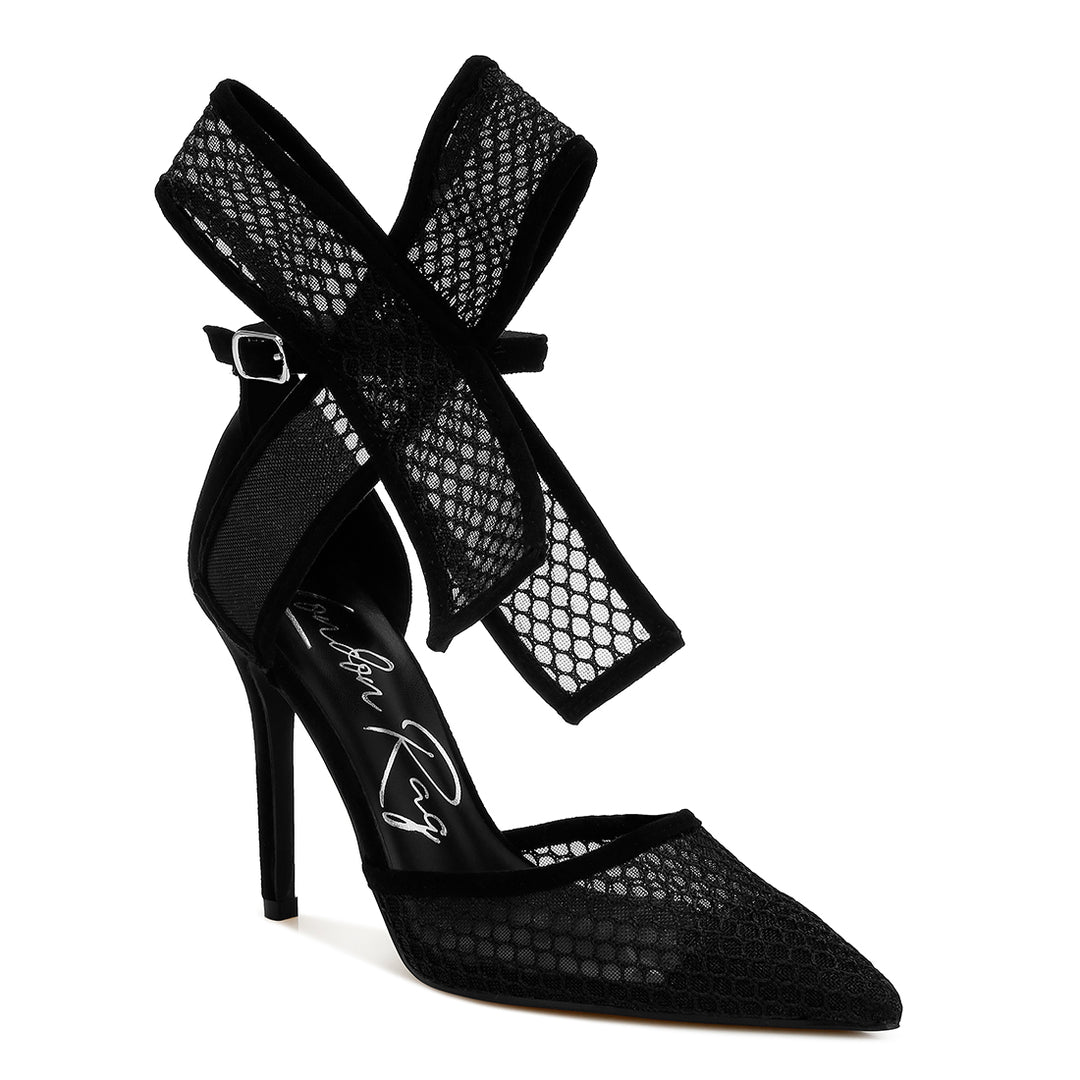 big bow detail stiletto sandals
#color_black