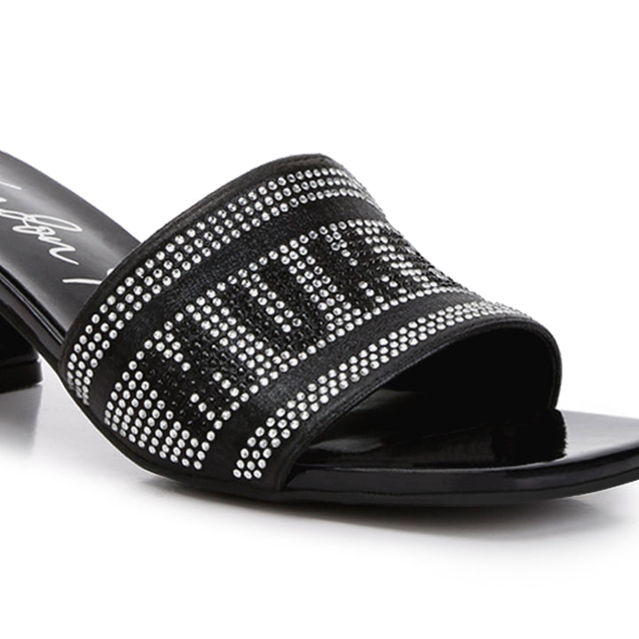 Diamante Embellished Mumbai Sandals