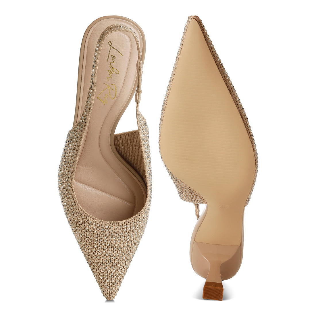 flyknit rhinestone slingback sandals
#color_beige