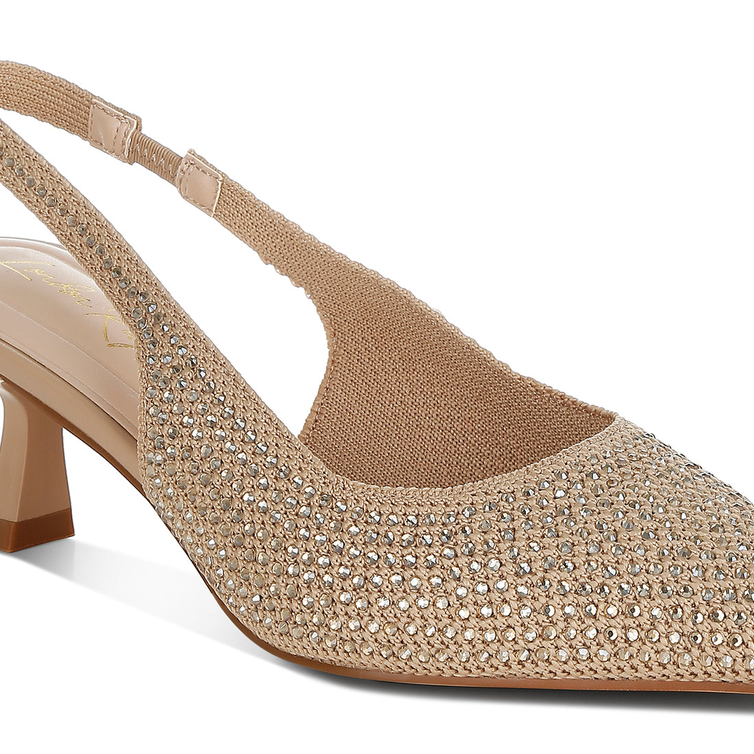 flyknit rhinestone slingback sandals
#color_beige