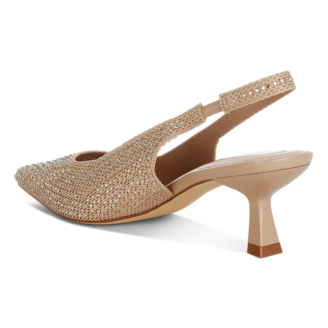 flyknit rhinestone slingback sandals
#color_beige