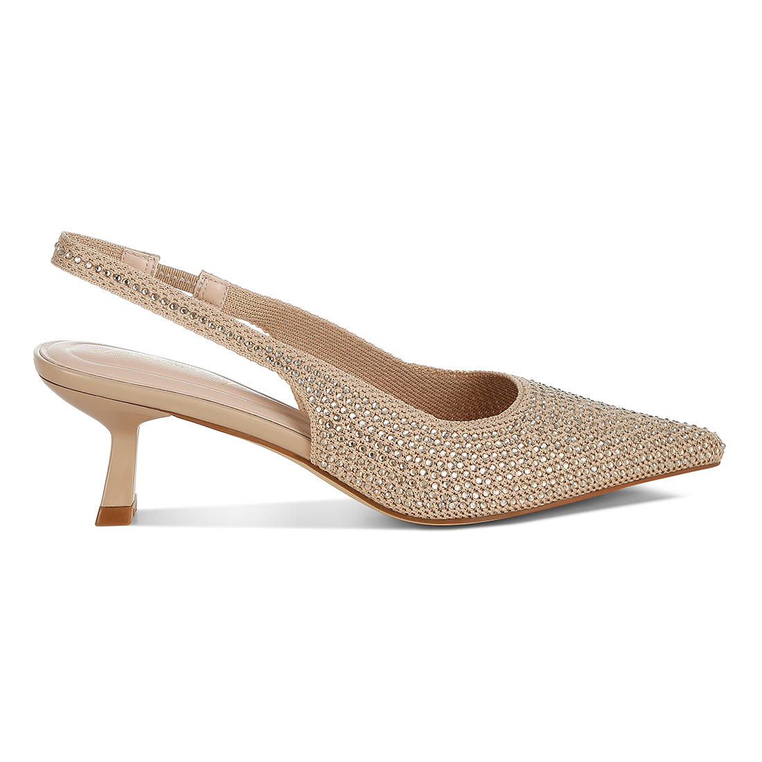 flyknit rhinestone slingback sandals
#color_beige