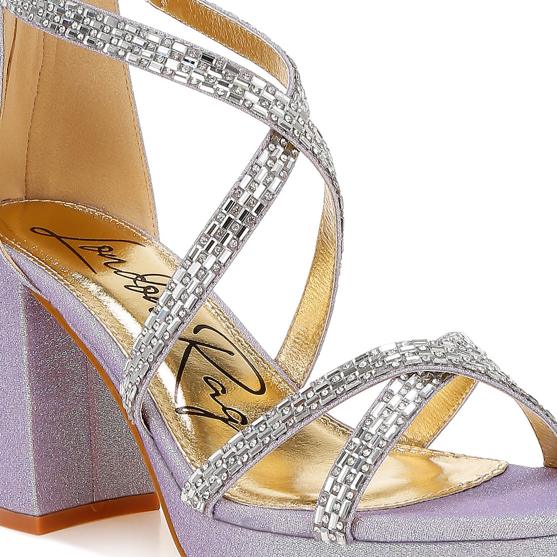 rhinestones embellished strappy sandals#color_lilac