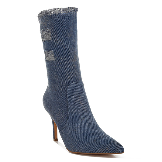 women distressed denim mid-calf boots#color_denim