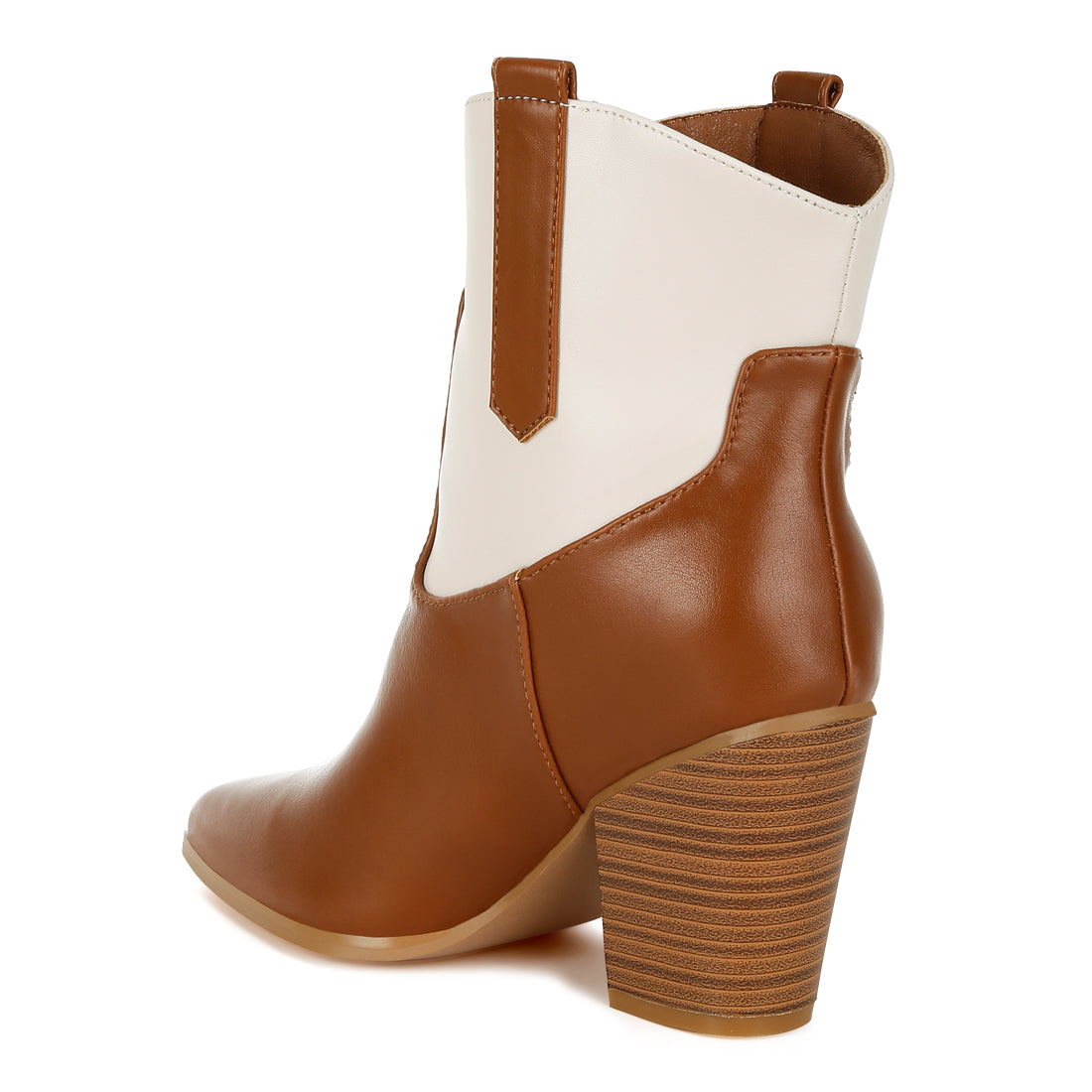 two tone cowboy boots#color_tan