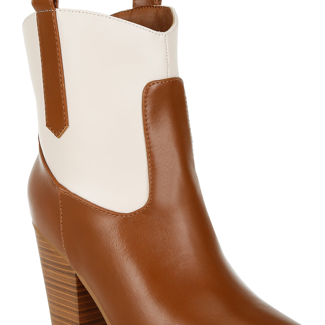two tone cowboy boots#color_tan