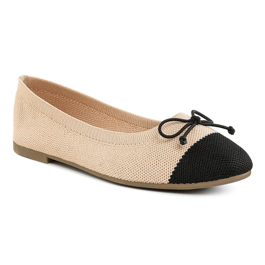 two tone ballerinas
#color_beige