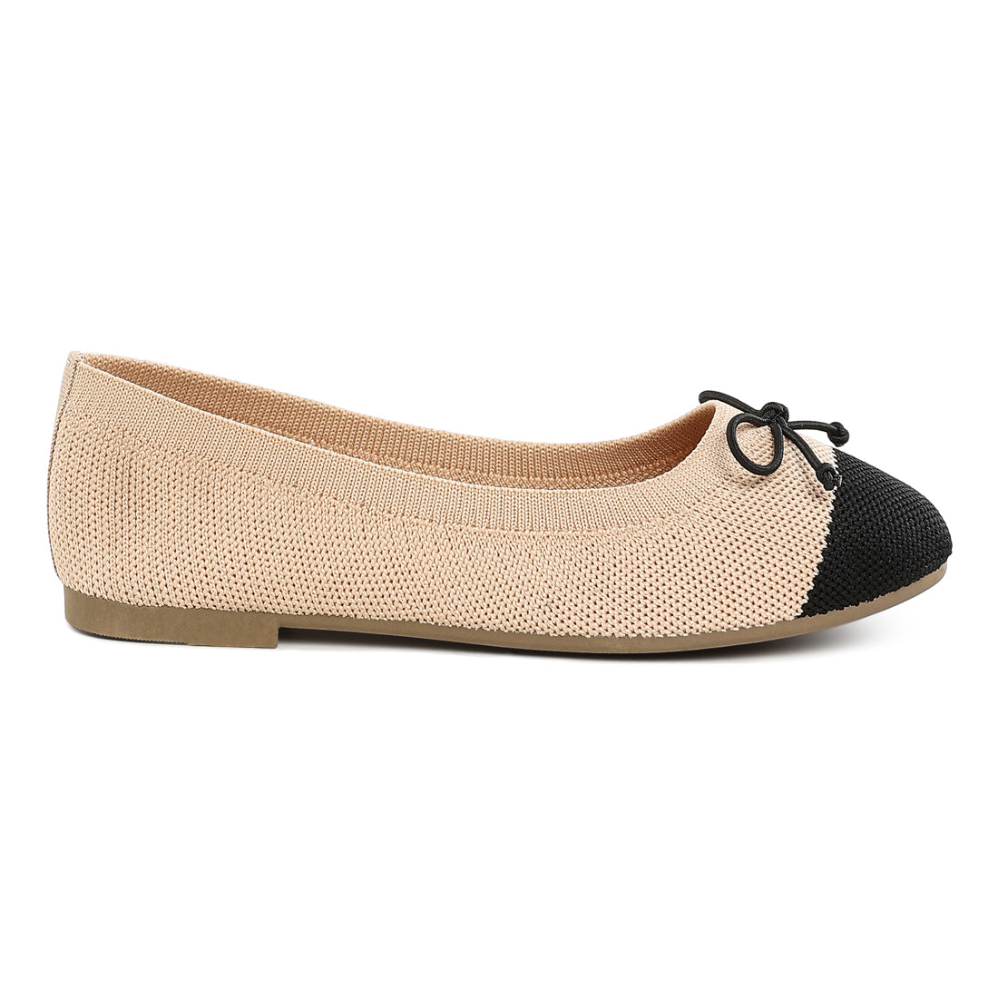 two tone ballerinas
#color_beige