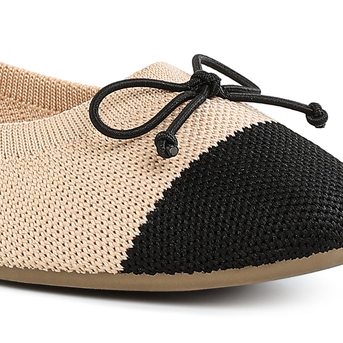 two tone ballerinas
#color_beige