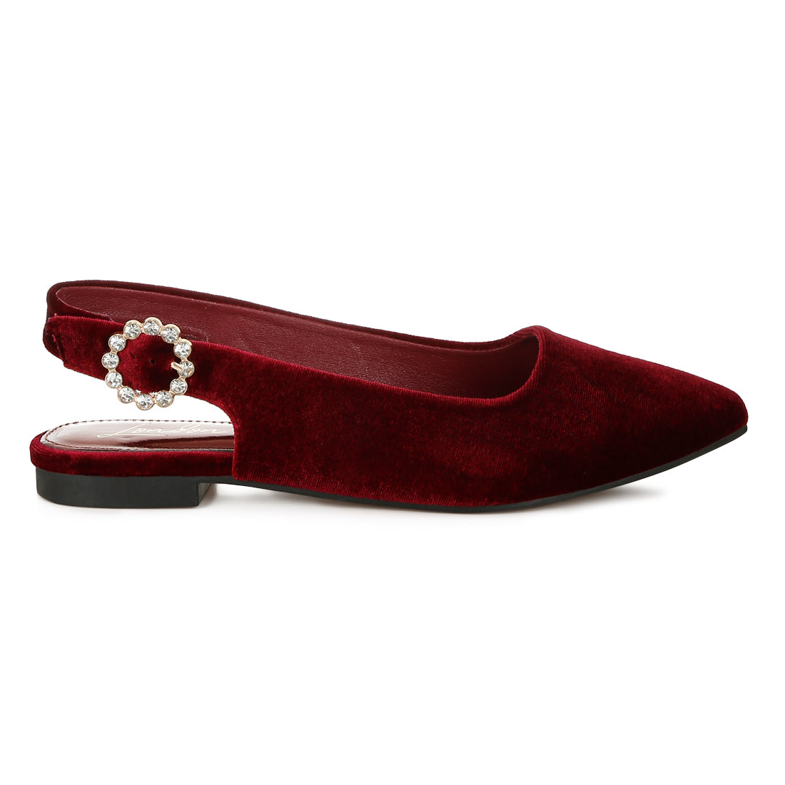 velvet slingback flat sandals#color_dark-red