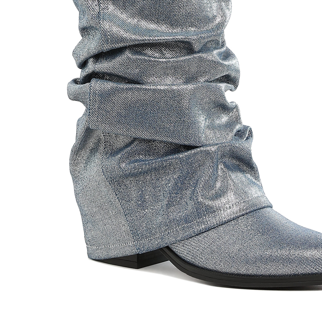 studded harness detail boots
fold-over slouchy denim boot#color_light-blue