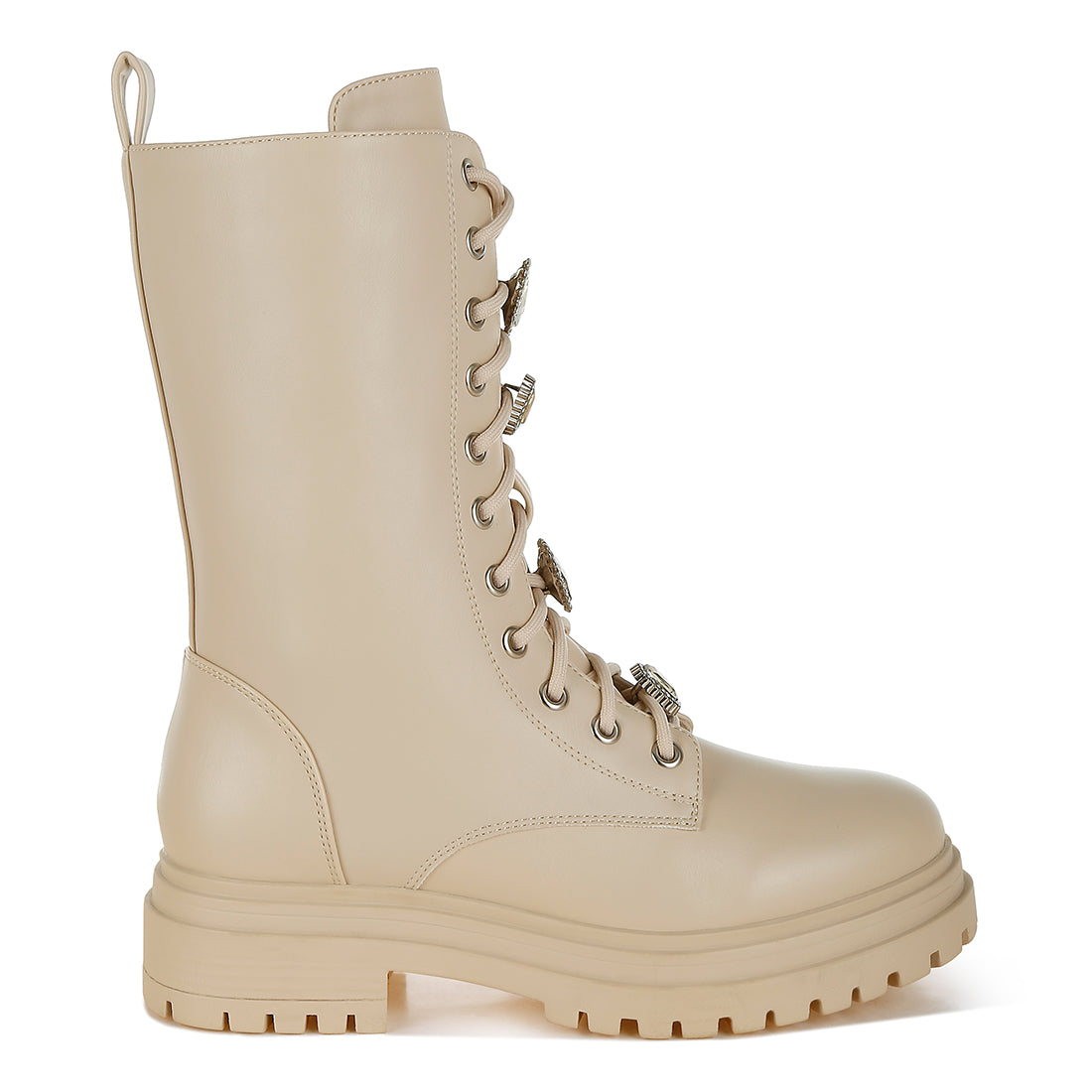 rhinestone jewelled chunky boots#color_beige