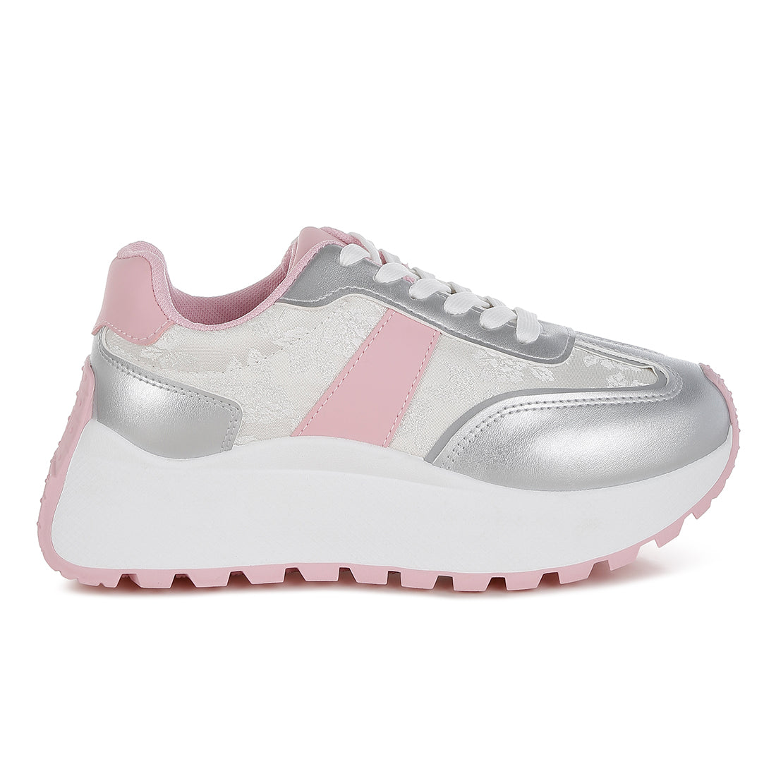 print embroidery detail metallic
sneakers#color_silver