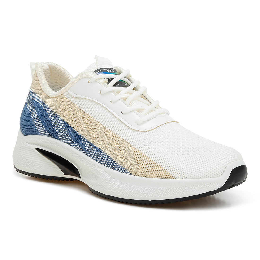 men's dual tone chunky sneakers#color_white