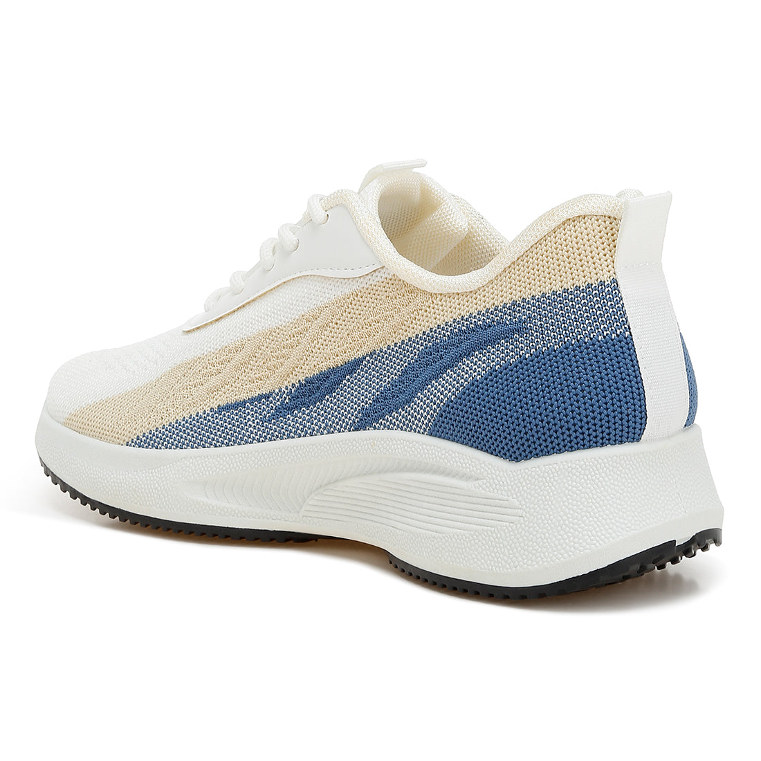 men's dual tone chunky sneakers#color_white